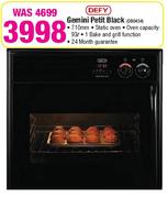 Defy Gemini Petit Black(DBO434)