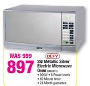 Defy Metallic Silver Electric Microwave Oven-28Ltr(DMO351)