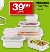 Micropro Houerstel 5-In-1-Per Stel