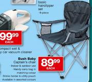 Bush Baby Captain's Chair Each