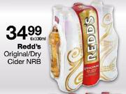 Redd's Original/Dry Cider NRB-6x330ml