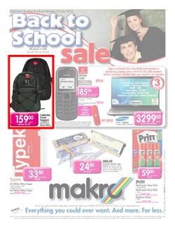 Makro : Back To School Sale (8 Jul - 23 Jul), page 1