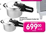 Tedelex 11l & 4l Pressure Cooker Set