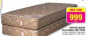 Posture Guard 91cm Single Mattress-91 X 188 X 21cm Each