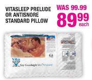 Vitasleep Prelude Or Antisnore Standard Pillow-Each