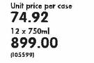 Smirnoff 1818 Vodka-12x750ml