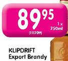 Klipdrift Export Brandy-1x750ml