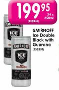 Smirnoff Ice Double Black With Guarana-24x250ml