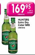 Hunters Extra Dry Cider NRB-24x330ml