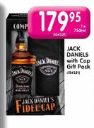 Jake Daniels With Cap Gift Pack-750ml