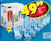 Home Discovery Living Glass Drink Set-12 Piece