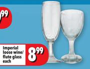 Imperial Loose Wine/Flute Glass-Each
