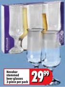 Nevakar Stemmed Beer Glasses 3 Piece-Per Pack