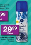 Peaceful Sleep Insect Repellent Aerosol-150ml