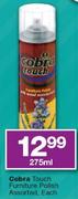 Cobra Touch Furniture Polish-275ml