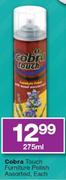 Cobra Touch Furniture Polish Assorted-275ml 