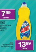 Ajax Opwasmiddel Verskeidenheid Elk-750ml