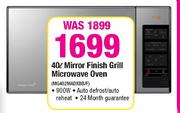 Samsung 40L Mirror Finish Grill Microwave Oven(MG402MADXBB/F)