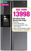 Samsung 524L Mirror Finish Side By Side Fridge(RS21HFLMR)