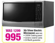 Samsung 30Ltr Silver Electric Microwave(ME9114S)