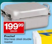 Prochef Stainless Steel Double Roaster Each