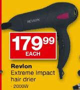 Revlon Extreme Impact Hair Drier 2000W-Each