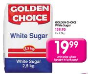 Golden Choice White Sugar-8 x 2.5kg