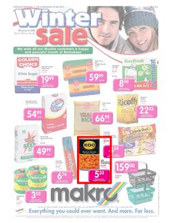 Makro Cape Town : Winter Sale (11 Jul - 18 Jul), page 1