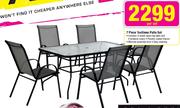 Textilene Patio Set-7 Piece Per Set