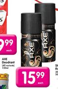 Axe Deodorant-150ml Each