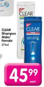 Clear Shampoo Male/Female-375ml Each