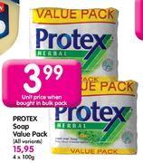 Protex Soap Value Pack-4 x 100gm