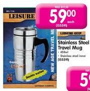 Leisure Quip Stainless Steel Travel Mug-450ml Each
