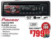 Pioneer USB/CD/MP3 Player