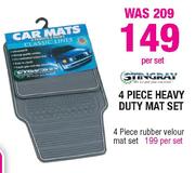 Stingray Heavy Duty Mat Set-4 Piece Per Set