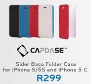 Capdase Sider Baco Folder Case For iPhone 5/5C And iPhone 5C