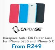 Capdase Karapace Sider Elli Folder Case For iPhone 5/5C And iPhone 5C