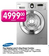 Samsung Washer-7kg and Dryer Combo-3.5kg(WD0704REU/XFA)