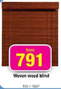 Woven Wood Blind-800 X 1000