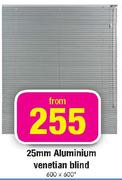 25mm Aluminium Venetian Blind-600 X 600