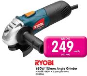 Ryobi 650W 115mm Angle Grinder(G650)-Each
