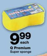 Q Premium Super Sponge-Each
