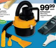Q Premium Wet & Dry Vacuum Cleaner-12v Each
