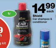 Shield Car Shampoo & Conditioner-1 Ltr Each