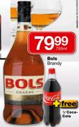 Bols Brandy-750ml + Free Coca-Cola-1Ltr
