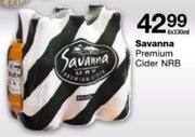Savanna Premium Cider NRB-6 x 330ml