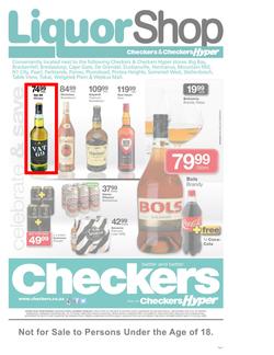 Checkers Western Cape : Liquor Shop (23 Jul - 4 Aug), page 1