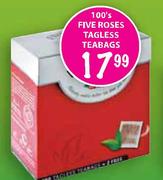 Five Roses Tagless teabags-100's pack