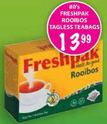 Freshpak Rooibos Tagless Teabags-80's pack