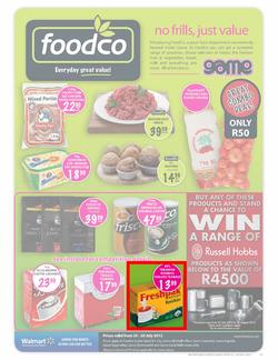Foodco Western Cape : No Frills, Just Value (25 Jul - 29 Jul), page 1